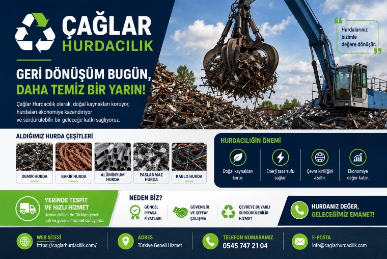 Geri Dönüşümde Kazandıran Çözüm Ortağı: Çağlar Hurdacılık